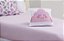 Jogo De Cama Lençol Solteiro Nuvem Rosa 03 Peças [F101] - Imagem 2
