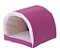 Cama Pet Para Cachorro Ou Gato Iglu Toca Sherpa Pink [F101] - Imagem 5