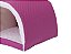 Cama Pet Para Cachorro Ou Gato Iglu Toca Sherpa Pink [F101] - Imagem 3