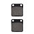 Pastilha Freio Cobreq (n-906) Cbx 200 - Cbx 150 - Cg 125 [F016] - Imagem 1