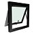 Janela Maxiar Esquadrias Brasil Vetx 45x45 Preto [F123] - Imagem 1