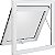 Janela Maxiar De Banheiro 55x55 Branco [F123] - Imagem 1