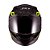 Capacete Sky Two Cyber Snake Preto Brilho Transf Amarelo 56 [F016] - Imagem 3