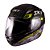 Capacete Sky Two Cyber Snake Preto Brilho Transf Amarelo 56 [F016] - Imagem 7