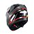 Capacete Texx Esc Gladiator V3 Makan Cinz Verm Bril 62 [F016] - Imagem 4