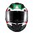 Capacete Texx Fechado Hawk Ride Verd Verm Branc Pret 60 [F016] - Imagem 1