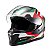 Capacete Texx Fechado Hawk Ride Verd Verm Branc Pret 60 [F016] - Imagem 7