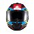 Capacete Texx Fechado Hawk Ride Azul Verd Verm Pret 62 [F016] - Imagem 1