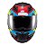 Capacete Texx Fechado Hawk Ride Azul Verd Verm Pret 62 [F016] - Imagem 2