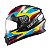 Capacete Texx Fechado Hawk Ride Azul Verd Verm Pret 62 [F016] - Imagem 3