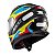 Capacete Texx Fechado Hawk Ride Azul Verd Verm Pret 62 [F016] - Imagem 4