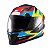 Capacete Texx Fechado Hawk Ride Azul Verd Verm Pret 62 [F016] - Imagem 6