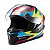 Capacete Texx Fechado Hawk Ride Azul Verd Verm Pret 62 [F016] - Imagem 7