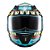 Capacete Texx Fechado Hawk Orc Turquesa 58 [F016] - Imagem 1