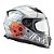 Capacete Texx Fechado Hawk Fury Cinza Amare Verm 62 [F016] - Imagem 9