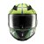 Capacete Texx Fechado Hawk Fury Verd Amare Verm 56 [F016] - Imagem 1