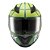 Capacete Texx Fechado Hawk Fury Verd Amare Verm 56 [F016] - Imagem 2