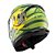Capacete Texx Fechado Hawk Fury Verd Amare Verm 56 [F016] - Imagem 4