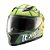 Capacete Texx Fechado Hawk Fury Verd Amare Verm 56 [F016] - Imagem 6