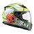 Capacete Texx Fechado Hawk Fury Verd Amare Verm 56 [F016] - Imagem 9