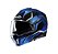 Capacete Hjc I100 180 Lorix Pret Azu Branc  58 [F016] - Imagem 1