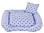 Cama Pet Cachorro Ou Gato Realeza Azul Tam: P [F101] - Imagem 1