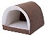 Cama Pet Para Cachorro Ou Gato Iglu Toca Sherpa Caramelo [F101] - Imagem 5