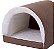 Cama Pet Para Cachorro Ou Gato Iglu Toca Sherpa Caramelo [F101] - Imagem 4