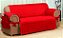 Capa Protetora De Sofa Microfibra 02 E 03 Lugares Vermelho [F101] - Imagem 4