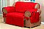Capa Protetora De Sofa Microfibra 02 E 03 Lugares Vermelho [F101] - Imagem 5