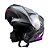 Capacete Texx Esc Gladiator V3 Makan Cinz Ros Bril 58 [F016] - Imagem 10