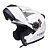 Capacete Texx Escamot Gladiator V3 Branc 56 [F016] - Imagem 2