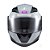 Capacete Texx Escamot Gladiator V3 Makan Cinz Ros 56 [F016] - Imagem 1