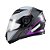 Capacete Texx Escamot Gladiator V3 Makan Cinz Ros 56 [F016] - Imagem 3
