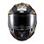 Capacete Texx Fechado Hawk Alien Dourado Pret 60 [F016] - Imagem 1