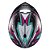 Capacete Texx Fechado Hawk Genesis Rosa Azul Branc 62 [F016] - Imagem 7