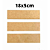 Chapa Em Mdf Retangular 18x5cm 3mm Para Artesanato C/ 8 Pcs [F031] - Imagem 1