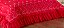Cobre Leito Casal King Size Alice  07 Peças Vermelho [F101] - Imagem 4