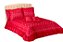 Cobre Leito Casal King Size Alice  07 Peças Vermelho [F101] - Imagem 2
