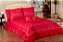 Cobre Leito Casal King Size Alice  07 Peças Vermelho [F101] - Imagem 1