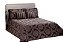 Cobre Leito King Jacquard 05 Pçs Marrom [F101] - Imagem 2