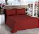 Cobre Leito Matelassado Classic Queen 03 Pçs Vermelho [F101] - Imagem 1