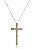 Colar Com Cruz Banhado Em Ouro 18k [F027] - Imagem 3