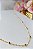 Colar Corrente Com Bolinhas Banhado Em Ouro 18k [F027] - Imagem 2