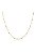 Colar De Corrente Com Bolinhas Douradas Banhado Em Ouro 18k [F027] - Imagem 3