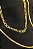 Colar Duplo Com Correntes Grossas Banhado Em Ouro 18k [F027] - Imagem 2