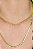Colar Duplo Com Correntes Grossas Banhado Em Ouro 18k [F027] - Imagem 1