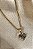 Colar Pingente Coração Com Zircônia Multicolor Banhado Em Ouro 18k [F027] - Imagem 2