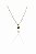 Colar Pingente Coração Com Zircônia Multicolor Banhado Em Ouro 18k [F027] - Imagem 3