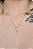 Colar Pingente Menino Com Zircônia Colorida Banhado Em Ouro 18k [F027] - Imagem 1